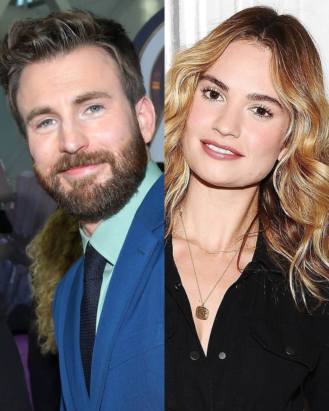 Just Jaredさんのインスタグラム写真 - (Just JaredInstagram)「Chris Evans and Lily James were photographed out together at a private club before being seen at a hotel over the weekend. Tap this pic in the LINK IN BIO for all the details about their outing.  #ChrisEvans #LilyJames Photo: Getty」7月7日 1時56分 - justjared
