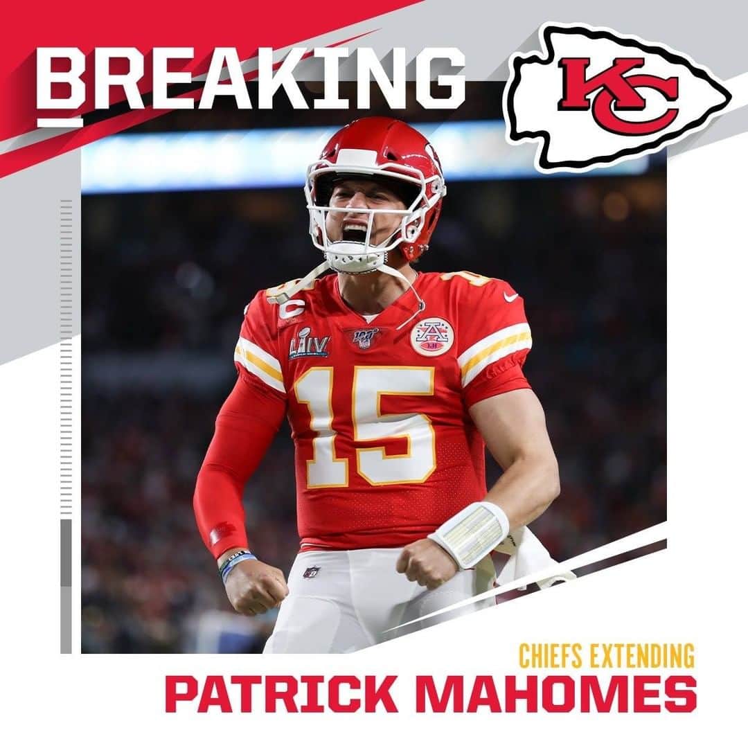 NFLさんのインスタグラム写真 - (NFLInstagram)「Chiefs, QB Patrick Mahomes agree to terms on 10-year deal. (via @realmikesilver) - 📷: @rkangphoto/NFL」7月7日 4時42分 - nfl