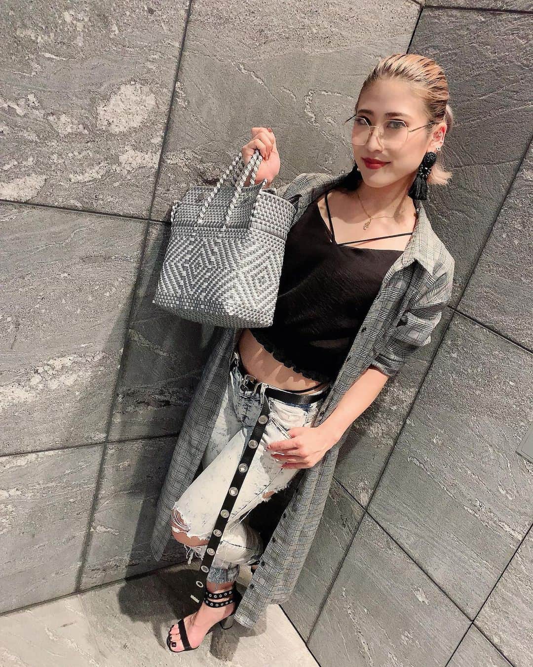 Kumiのインスタグラム：「. off day ☀︎ . . . #Kumiの休日 #私服　#私服コーデ　#バーレスク東京くみ」