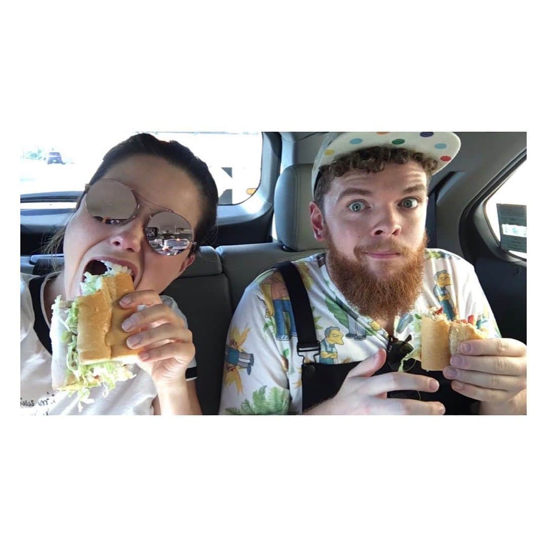 ソフィア・ブッシュさんのインスタグラム写真 - (ソフィア・ブッシュInstagram)「This is one of my best friends and favorite humans on the planet, @jackgarratt. Jack also happens to be one of my favorite recording artists and music producers on earth. And last week he joined me for an unbelievable chat on @workinprogress to discuss his new record & the journey it took to make it. • Lots of things have been upside down — and finally turning rightside up — in the world lately, and in my desire to make sure I was communicating some of those things with all of you, my #WorkInProgress Tuesday slipped by on this page. But nothing that my soul sibling Jack has ever done has ever slipped past me in life, since the day we met. I have laughed, danced, cried, excavated souls, pondered meaning, & sought hope with this human. I have danced myself into a sweaty mess, cracked many a pint glass together, & eaten far too much garlic naan with this human. I wept tears at his wedding — hiiii @sarahelabdi & bless you Jack for giving her to meee — and have made him my roommate more than once. The first time when we’d barely known each other a week. No really, and it was AWESOME & that’s how I got Sarah & now I’m weepy again. Grati-tears. • Some friendships just change your life. And that’s what Jack’s did for me. And I couldn’t be more honored to talk about life + friendship + mental health + how it’s hard + beautiful + full of joy + did I mention, hard at times? This podcast chat was more of a tea with an old friend. We talked all of those fren-tings AND his perfect! Perfect! PERFECT! new record #LoveDeathAndDancing. Your ears are very welcome in advance. “The work in progress in my life is still, as I know it will be forever, me and how I feel about myself... the work in progress is still convincing myself to commit to what I’m doing because it really is worth it even though I can’t feel the fulfillment of that worth immediately... I have to connect to that future and work for it now.” - @jackgarratt, being the dream human that he is, on my show, which is a dream come true. I am very much in my feelings and my gratitude right now. Enjoy, friends. And then have a dance party to TIME (track 1). That’s the homework 💙🧡💛 #WorkInProgress #WIPsmart #WIPsmarties」7月7日 13時50分 - sophiabush