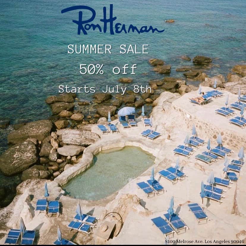 ロンハーマンさんのインスタグラム写真 - (ロンハーマンInstagram)「The Summer Sale starts July 8th.」7月7日 9時56分 - ronhermanstore