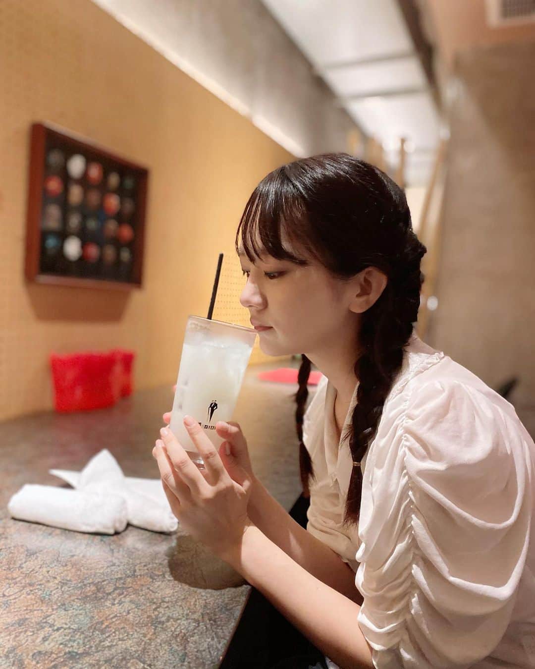 浜田翔子さんのインスタグラム写真 - (浜田翔子Instagram)「#カルピスの日 #七夕🎋 カルピス頼みがち🔵⚪️🔵⚪️」7月7日 11時30分 - shoko_hamada