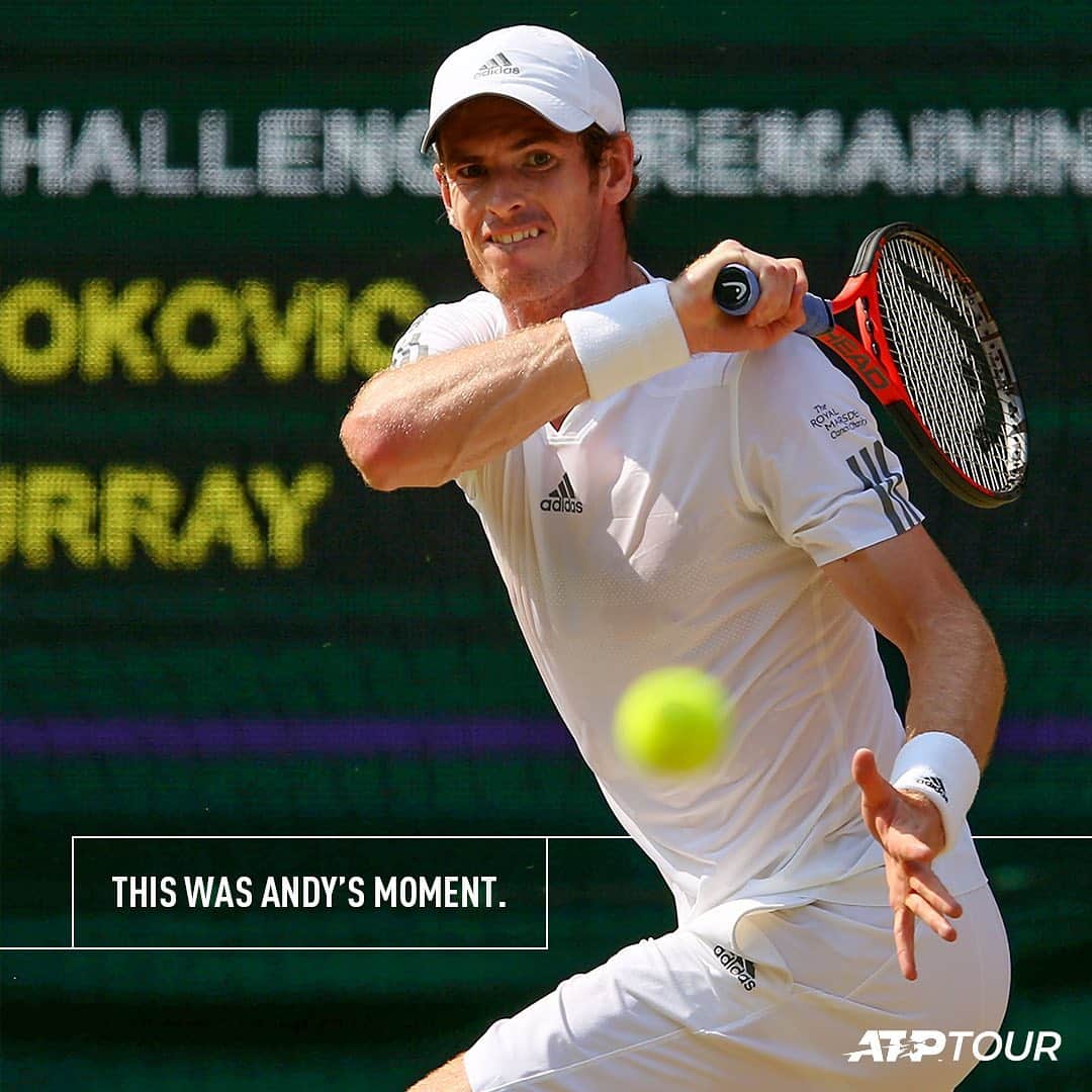 ATP World Tourさんのインスタグラム写真 - (ATP World TourInstagram)「7 years ago today, @andymurray broke the drought 🏆 #Wimbledon」7月7日 21時26分 - atptour