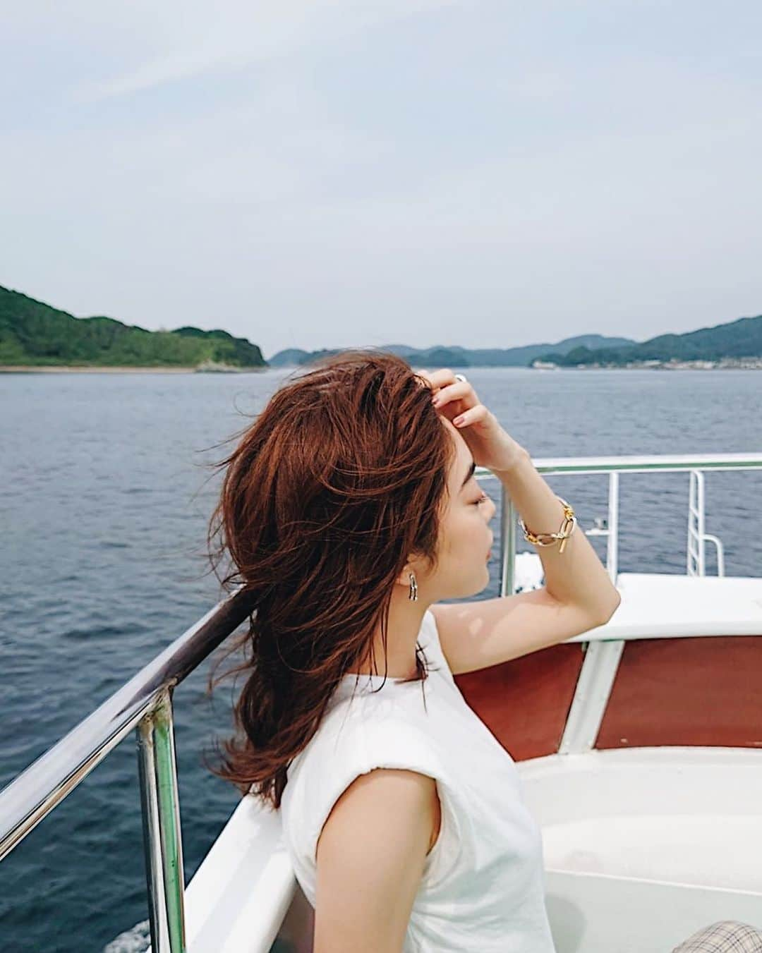 清水沙也佳さんのインスタグラム写真 - (清水沙也佳Instagram)「船に乗って鳥羽を満喫してきました🌸 久々の家族旅行、親戚も元気そうでよかった！  #toba #しみさや旅 #Xperia #fashion #ootd #trip #tripgram #japan #鳥羽」7月7日 14時48分 - sayaka__shimizu