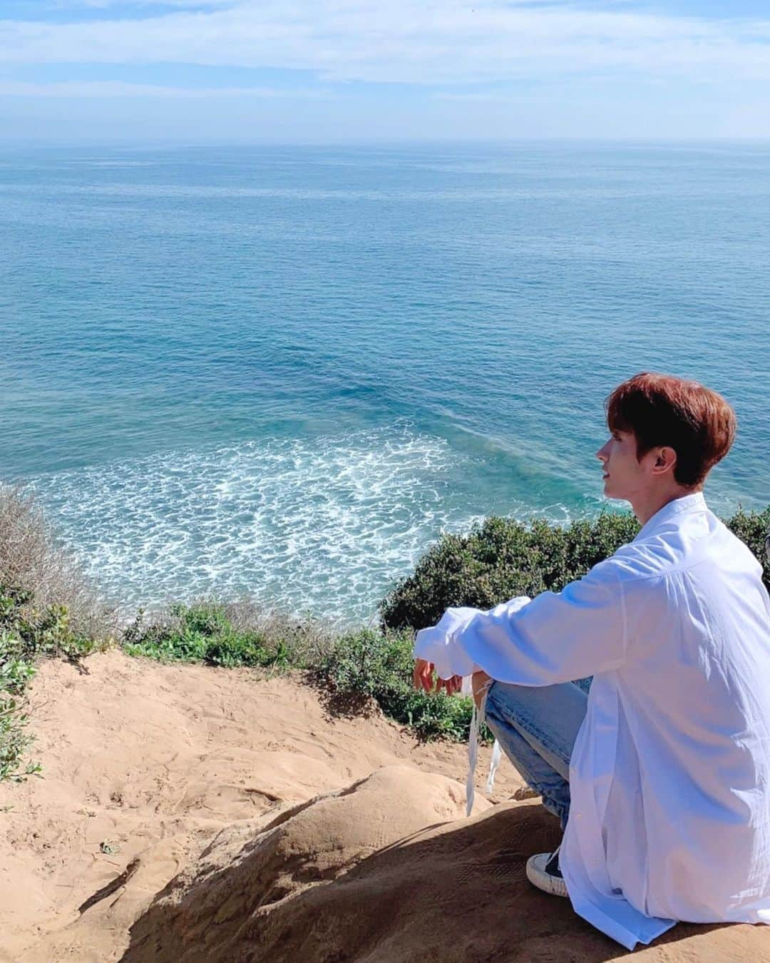 SEVENTEENさんのインスタグラム写真 - (SEVENTEENInstagram)「이쁜 하늘과 바다☁️🌊」7月7日 15時37分 - saythename_17