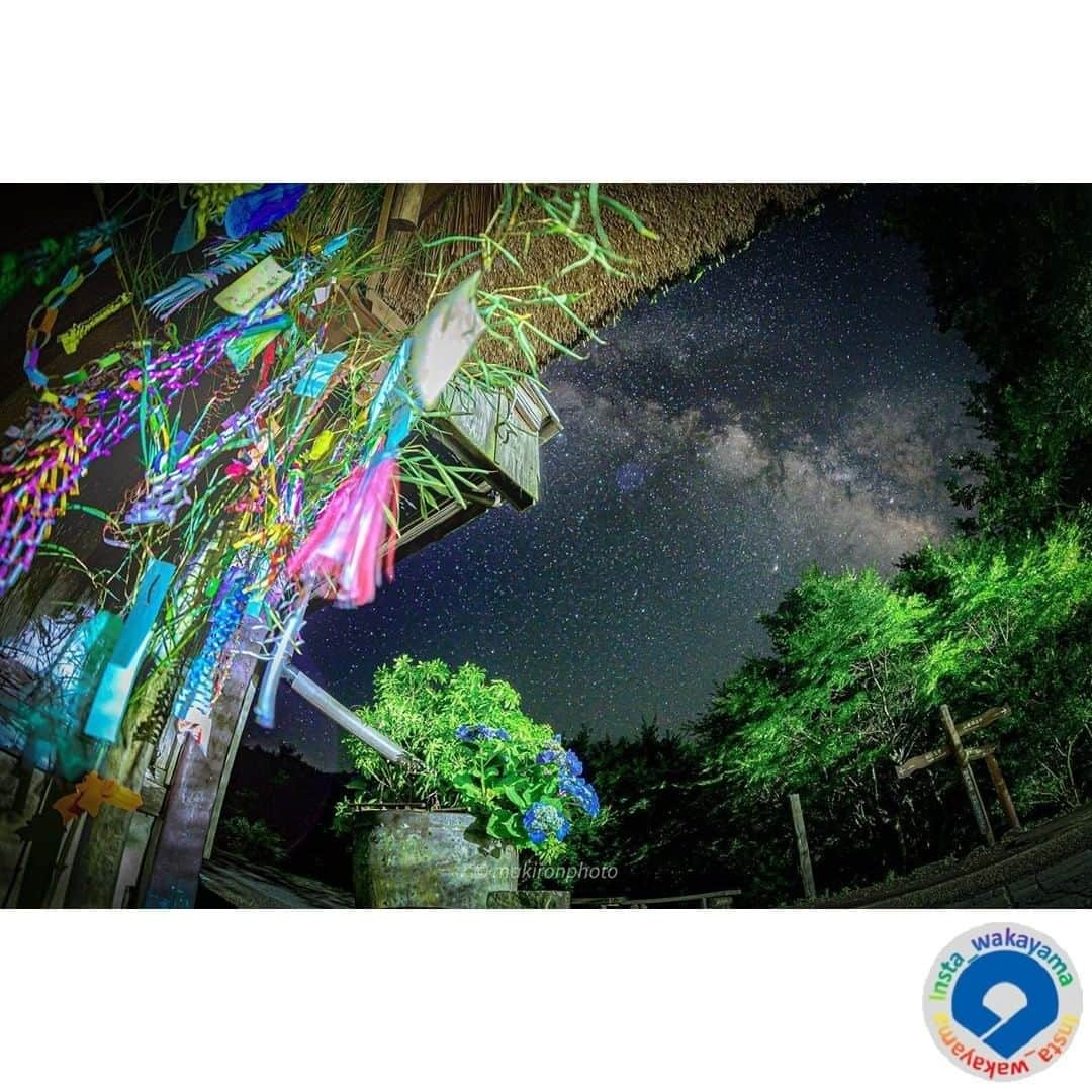 和歌山県さんのインスタグラム写真 - (和歌山県Instagram)「. Insta_Wakayamaでは、皆さんがハッシュタグをつけて投稿してくださった写真から、素敵な写真をご紹介させていただきます！ 本日のピックアップは @makironphoto さんのお写真です☆ ハッシュタグのご利用ありがとうございますm(_ _)m . 今日は7月7日。七夕🎋ですね。夜空と七夕🎋の短冊のお写真ですね👀 とてもきれいな短冊と美しい夜空に青く見えるのは紫陽花でしょうか。 せっかくの七夕ですが、西日本の広範囲で暴風雨🌀の悪天候...😭 短冊にしたためましょうか。 九州地方の被害が、これ以上ひどくなりませんように....🙏 . . 和歌山に関する投稿には「 #insta_wakayama 」のハッシュタグをつけてください★ 和歌山の魅力を皆さんで発信していきましょう！ ハッシュタグをつけると同時に、写真の場所の記載・位置情報の登録もお願いします🎵 なお、お写真を撮影される際は感染対策を十分に行ってくださいね。 . #たなばた #七夕 #和歌山県 #和歌山 #tanabata #wakayama #insta_wakayama #instameet_wakayama #wakayamagram #nagomi_wakayama #visitwakayama #retrip_news #japan #なんて素敵な和歌山なんでしょう」7月7日 16時53分 - insta_wakayama