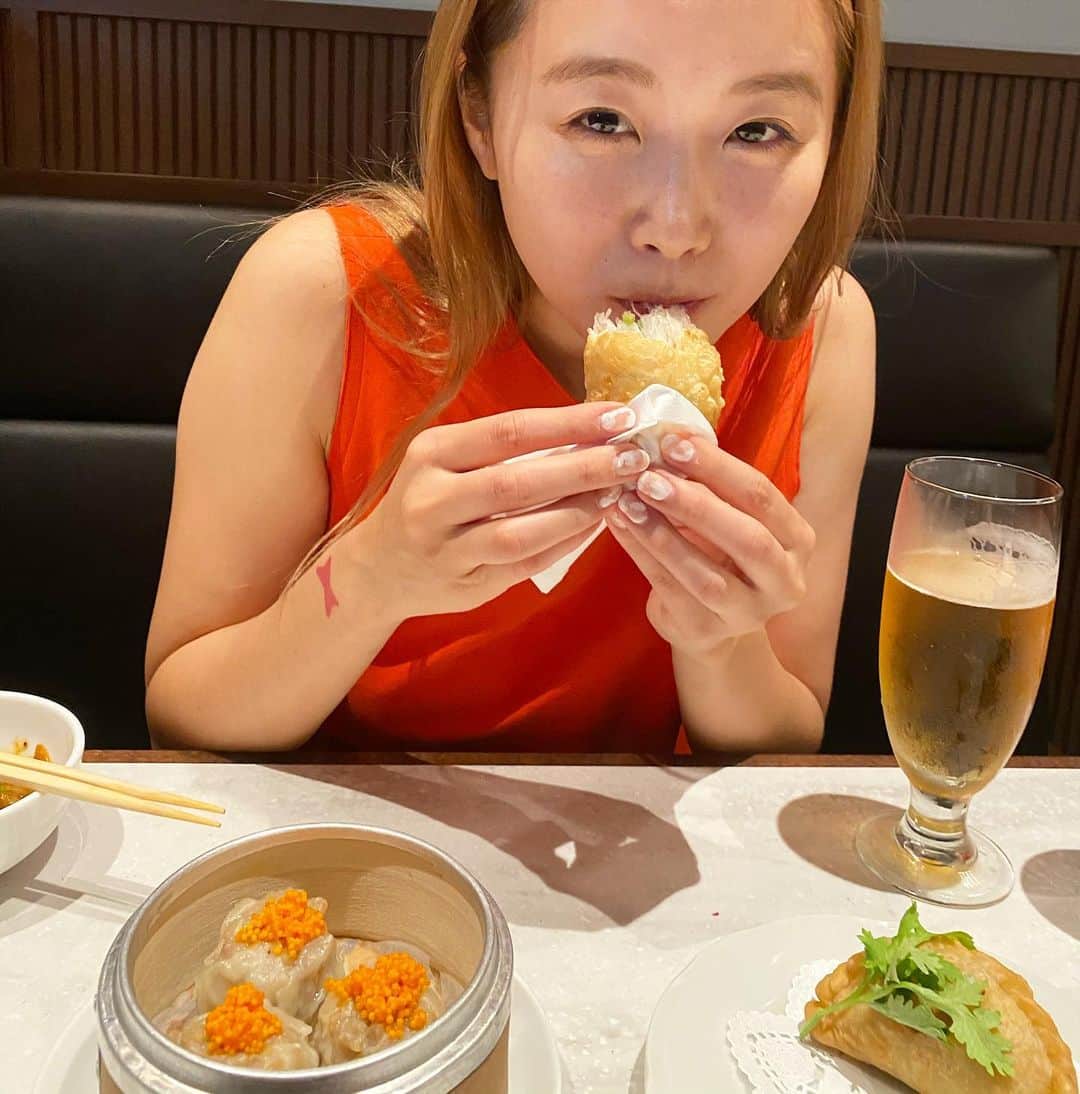 大田明奈さんのインスタグラム写真 - (大田明奈Instagram)「全部美味しかった😍 しかも中華なのにもたれない感じ😍 サクサクな大根パイの中にはみずみずジューシー😍大根の出汁がででて美味しかったよぅ😍」7月7日 16時56分 - moreakee