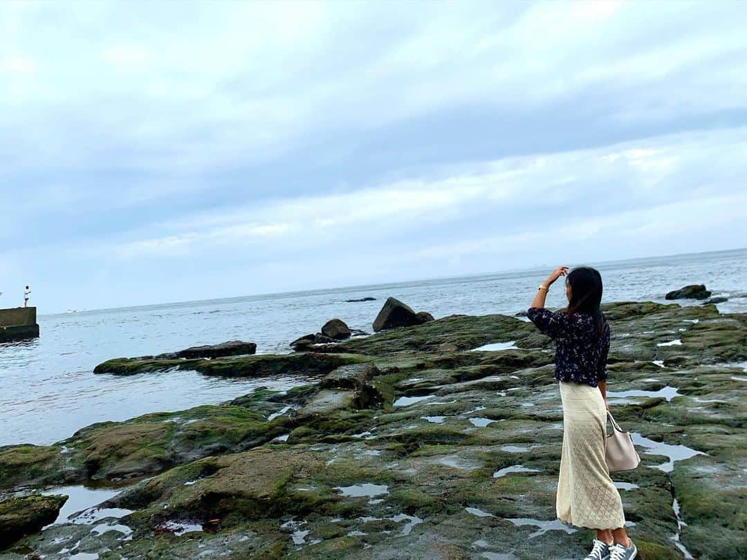 のインスタグラム：「海辺でのお散歩が気持ち良かった日🌊🌿 #アーカイブ」