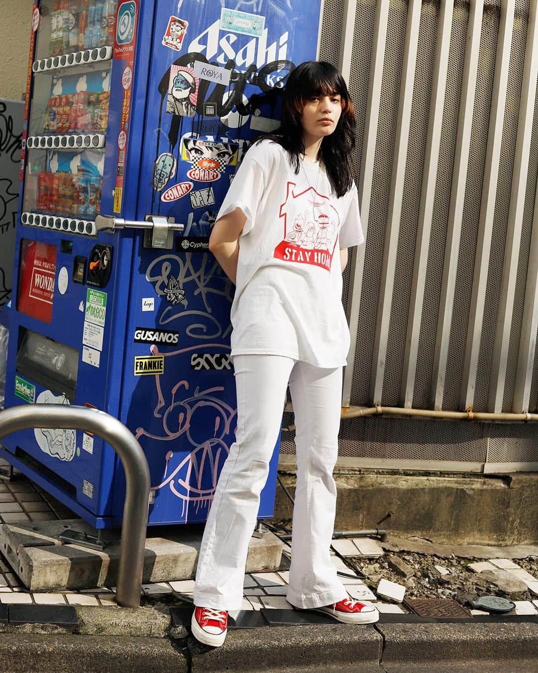 Droptokyoさんのインスタグラム写真 - (DroptokyoInstagram)「TOKYO STREET STYLE⁣ Name: @keito_1214⁣ Occupation: Model⁣ T-shirt: #UNDERCOVER⁣ Shoes: #Converse⁣ Accessory: #UNDERCOVER⁣ #streetstyle#droptokyo#tokyo#japan#streetscene#streetfashion#streetwear#streetculture#fashion#ストリートファッション#fashion#コーディネート#tokyofashion#japanfashion⁣ Photography: @yuri_horie_」7月7日 18時00分 - drop_tokyo