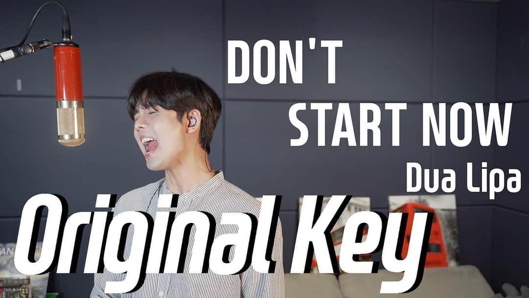 ソン・ユビンのインスタグラム：「#duaripa #dontstartnow #듀아리파 #성유빈 #노래커버   여자 원키로 커버해봤습니다   https://youtu.be/rUcVMJDpRgU」