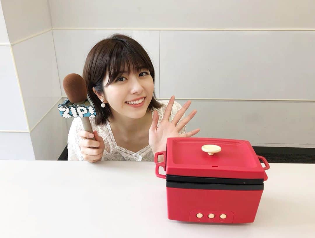 のインスタグラム：「. あす朝のZIP特集も担当させていただきます☀️ 「マニアック家電」についてです！ みなさん、これが何のための家電か分かりますか〜？ 正解は7時15分頃からお伝えします😆 . ワンピース @willselection_official  . #ZIP #ntv #家電」