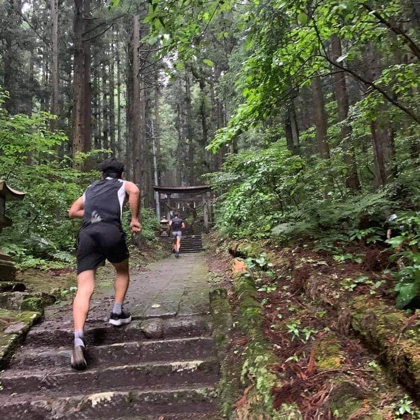 のインスタグラム：「白馬のジンジャー巡り 知らない景色が沢山♬ #白馬 #朝活　#ランニング　#トレラン」