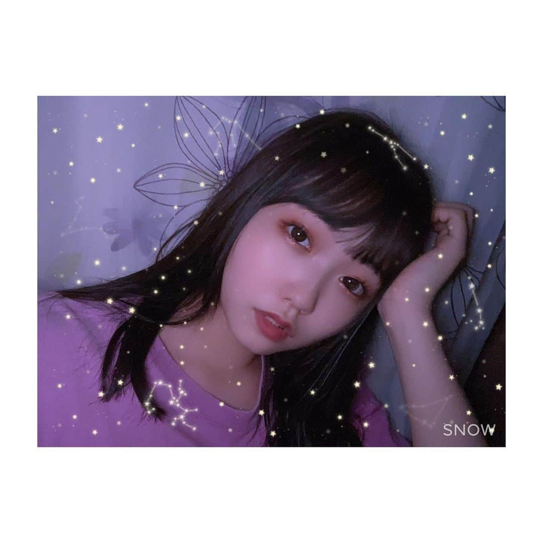 渡邊美華さんのインスタグラム写真 - (渡邊美華Instagram)「SNOWの加工使ってみました✨ フラッシュたいて撮るのがおすすめ！！ みんなも撮ってみてね‪‪☺︎ ‬ #snowcamera  #おうちsnow #七夕」7月7日 19時20分 - mika_watanabe1215