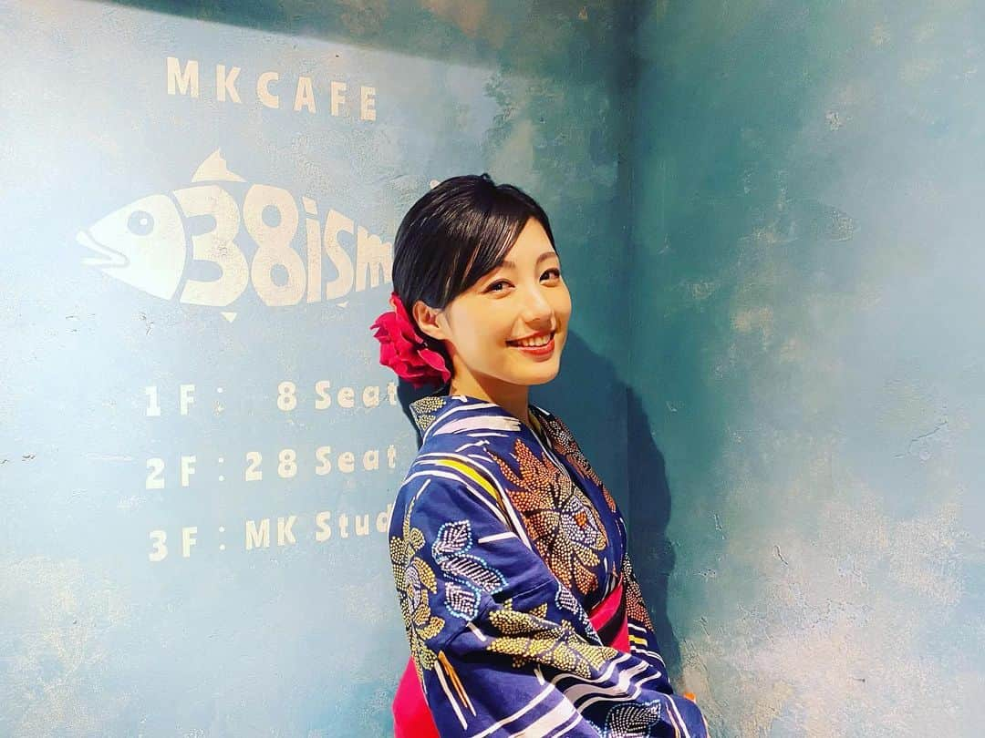 早瀬英里奈さんのインスタグラム写真 - (早瀬英里奈Instagram)「七夕🎋✨ ・ ・ ・ Photo : @__y__o__k__o__  #7月7日 #七夕 #今年は #願いごと　でなくて #新たな決意　と #九州への祈り　 #小さな一歩の積み重ね #浴衣 #mkcafe」7月7日 20時36分 - erina.hayase