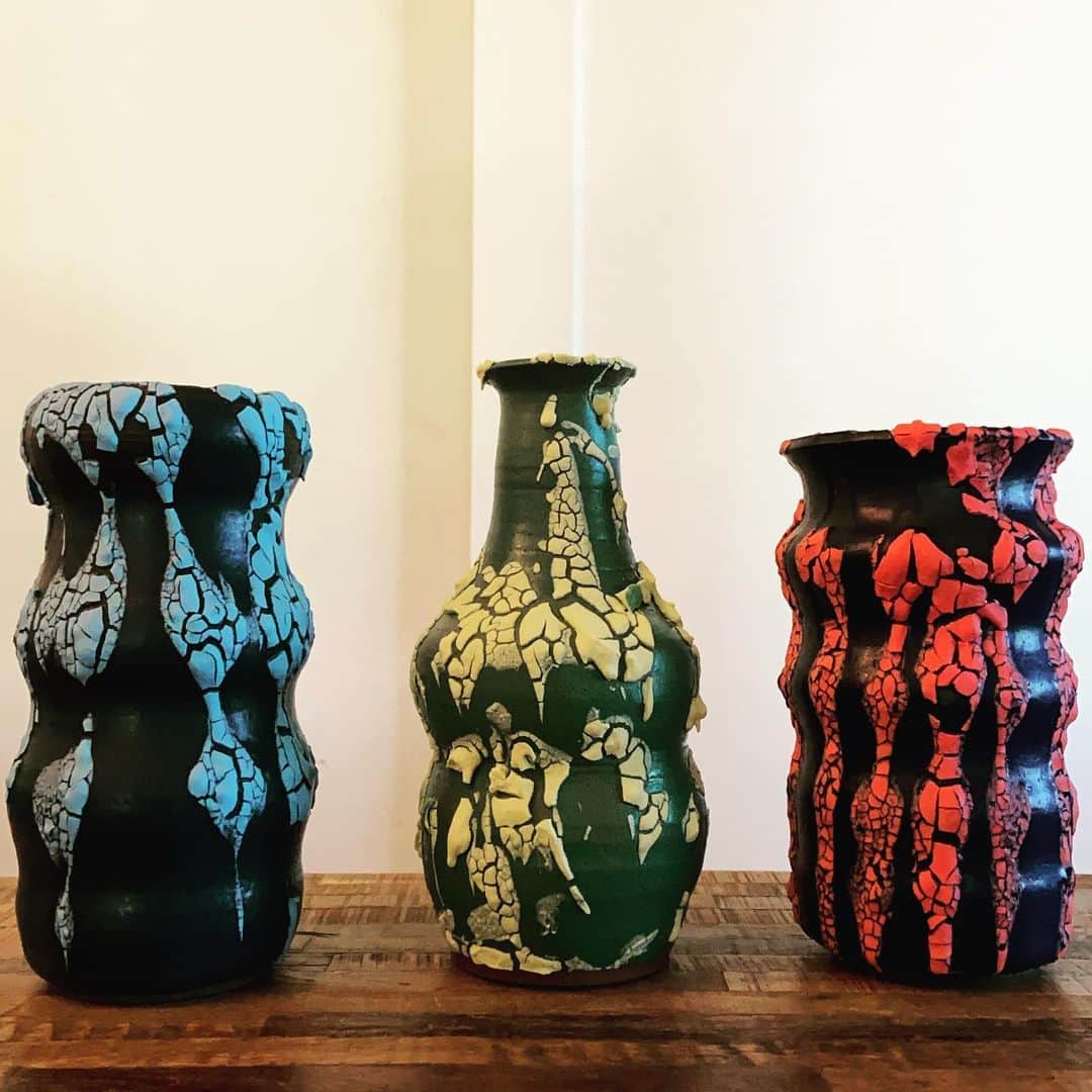 セス・ローゲンさんのインスタグラム写真 - (セス・ローゲンInstagram)「I made these vases.」7月8日 7時24分 - sethrogen
