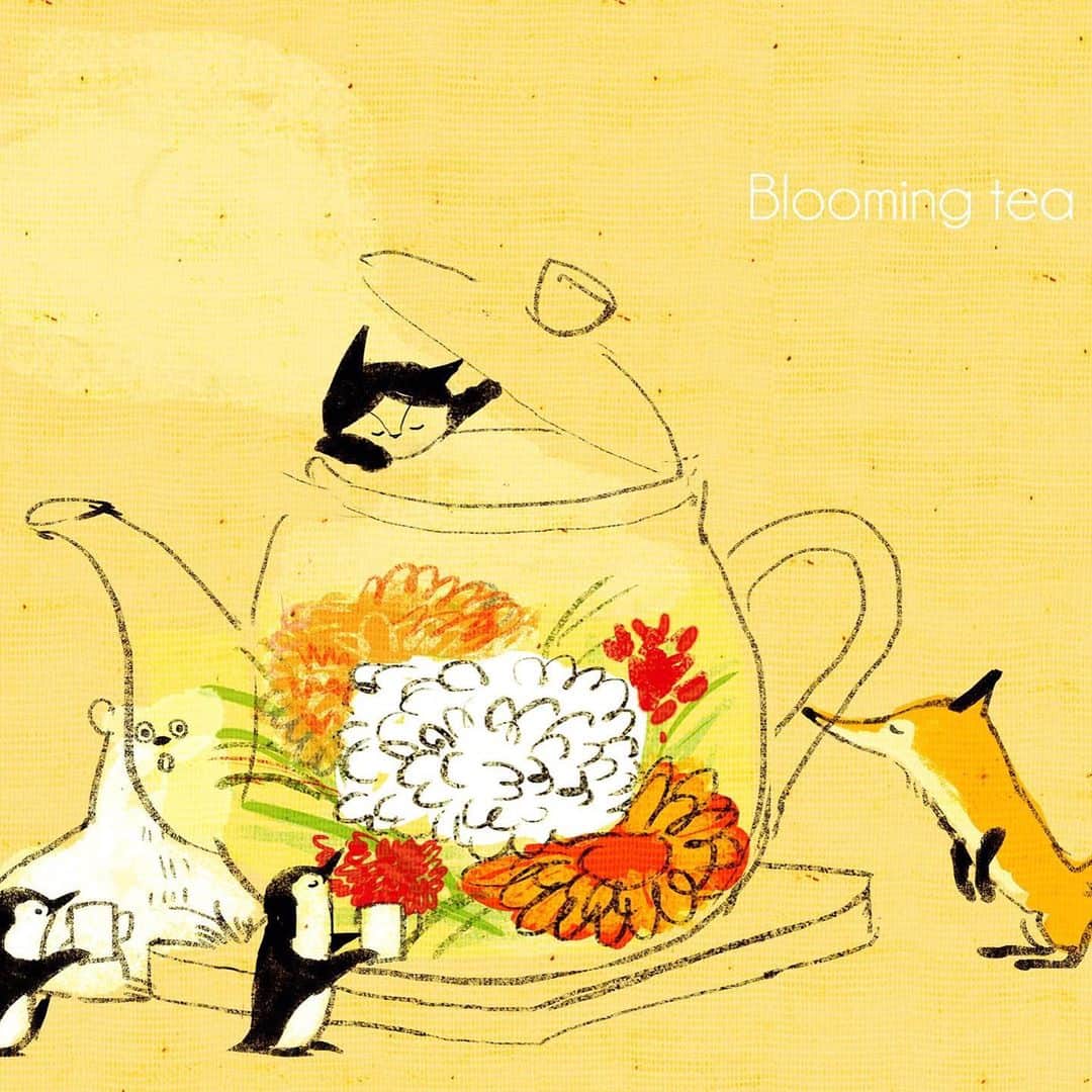 momoroさんのインスタグラム写真 - (momoroInstagram)「#中国茶　の日 #illustration #momoro#ももろ#イラスト」7月8日 7時27分 - momoro6666