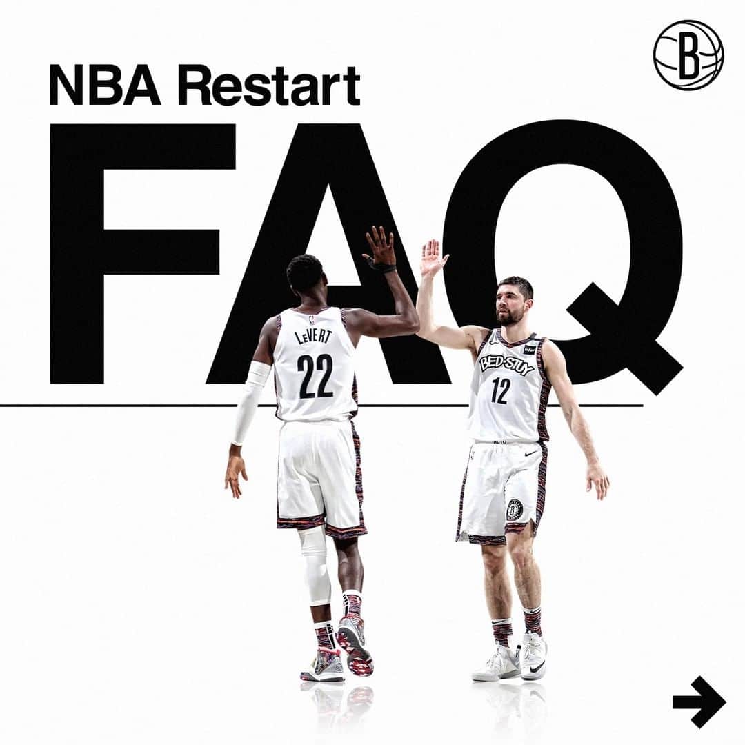 Brooklyn Netsさんのインスタグラム写真 - (Brooklyn NetsInstagram)「❓ Every question you have about the restart, asked and answered ❓」7月8日 7時36分 - brooklynnets