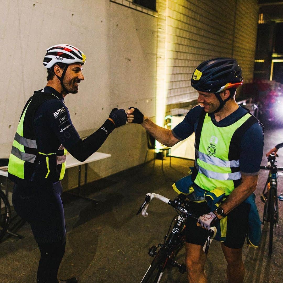 ファビアン・カンチェラーラのインスタグラム：「This was @chasingcancellara  Bern–Andermatt.  Really tough day on the bike, but I fully enjoyed it!🤩 I met so many great people on the way from Bern to Andermatt, it was a pleasure to meet you all!🙏🏼 Congrats and great respect to all participants!👏🏼 I'm already looking forward to Zürich–Zermatt. Who will be there as well?🚵🏼‍♂️ #ChasingCancellara #WeRideBernAndermatt #BernAndermatt #TeamCancellara #WeRideZurichZermatt #ZurichZermatt #cycling #Ultrafondo  📸 @berner.cycling.league」