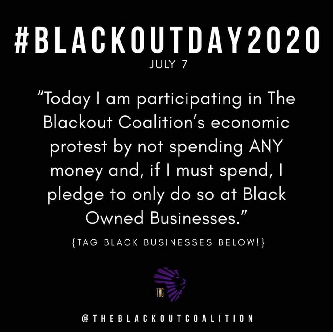 ルピタ・ニョンゴさんのインスタグラム写真 - (ルピタ・ニョンゴInstagram)「Actions speak louder than words. #BlackoutDay2020 #BuyBlack」7月8日 0時10分 - lupitanyongo