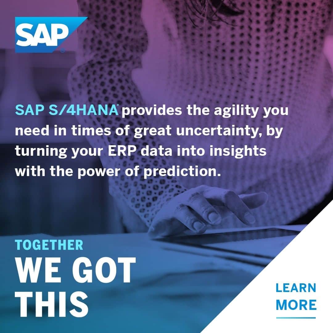 SAPさんのインスタグラム写真 - (SAPInstagram)「Navigate constantly changing industries by improving processes enterprise-wide with SAP S/4HANA, the intelligent, integrated ERP system. sap.com/s4hana #TogetherWeGotThis」7月8日 0時30分 - sap