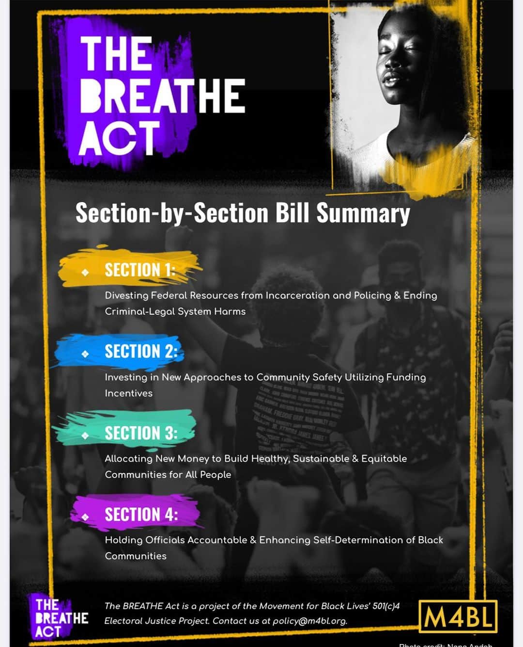 glorianotoさんのインスタグラム写真 - (glorianotoInstagram)「What’s the BREATHE ACT ? a bill made by the people to change legislation in a way that supports our community and works towards abolishment and ending racial injustices. To me, this bill is what makes me excited to be an American. To see that we have a hope to move in this direction and to make this country not only reckon itself but change in a way that brings a new way of life in a society that i would feel proud to be a part of - because ya know I’ve been thinking about ditching this country many a times - this bill gives me hope that maybe we can have some sanity in our governmental practices - I support the #breatheact - go to www.breatheact.org to learn more #blacklivesmatter #allblacklivesmatter」7月8日 0時36分 - glorianoto