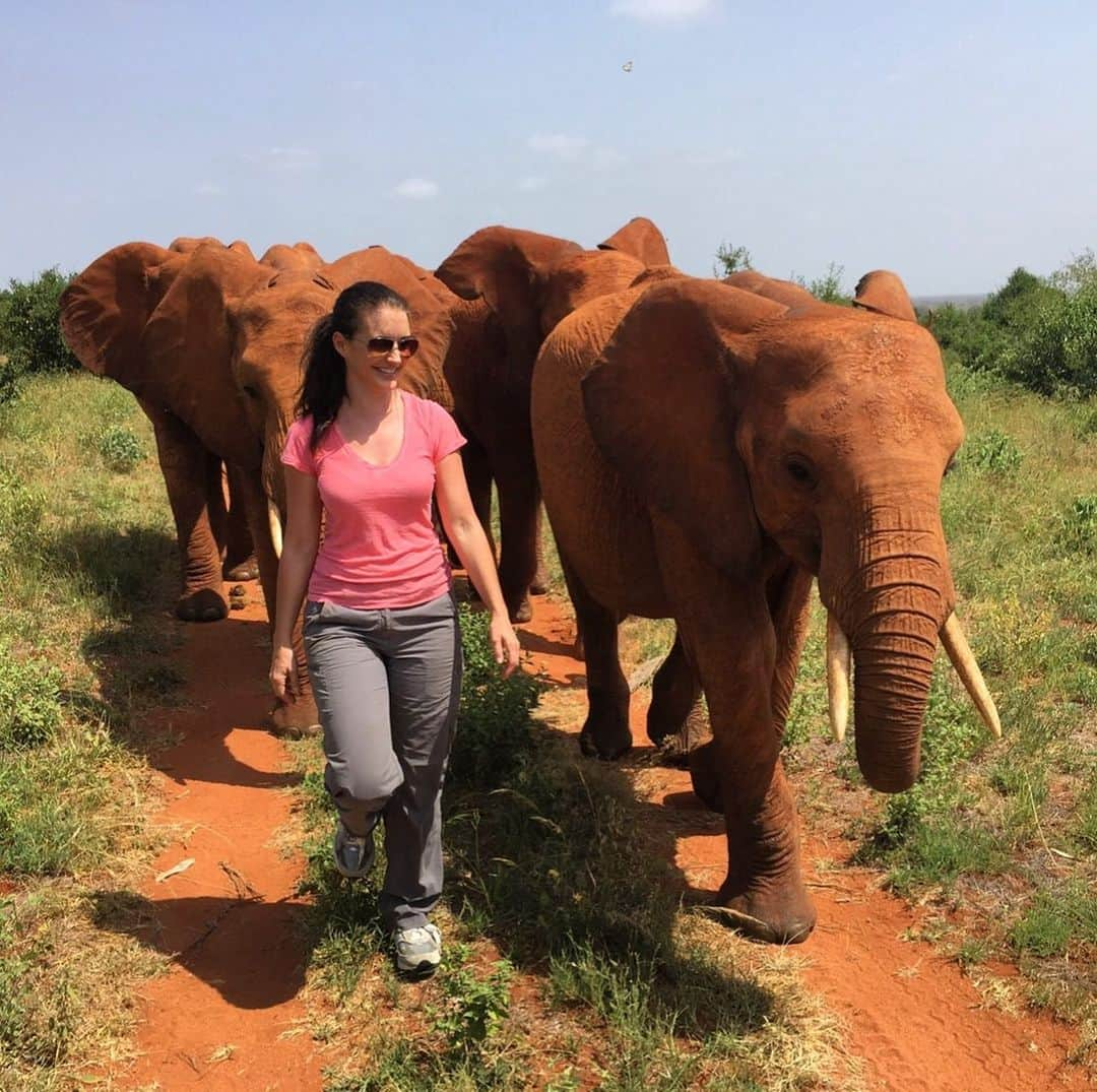 クリスティン・デイヴィスさんのインスタグラム写真 - (クリスティン・デイヴィスInstagram)「2015 at the Voi Reintegration location of the @sheldricktrust with my precious elephant friends. I haven’t been to Kenya since last Aug. Seems like forever .... I love being at home , to a certain extent but I also REALLY love to travel . So it’s an internal struggle to stay put for this long and have no plans to travel and be ok with it. How are you all feeling about the situation? #travel #elephants #conservation #stircrazy」7月8日 1時17分 - iamkristindavis