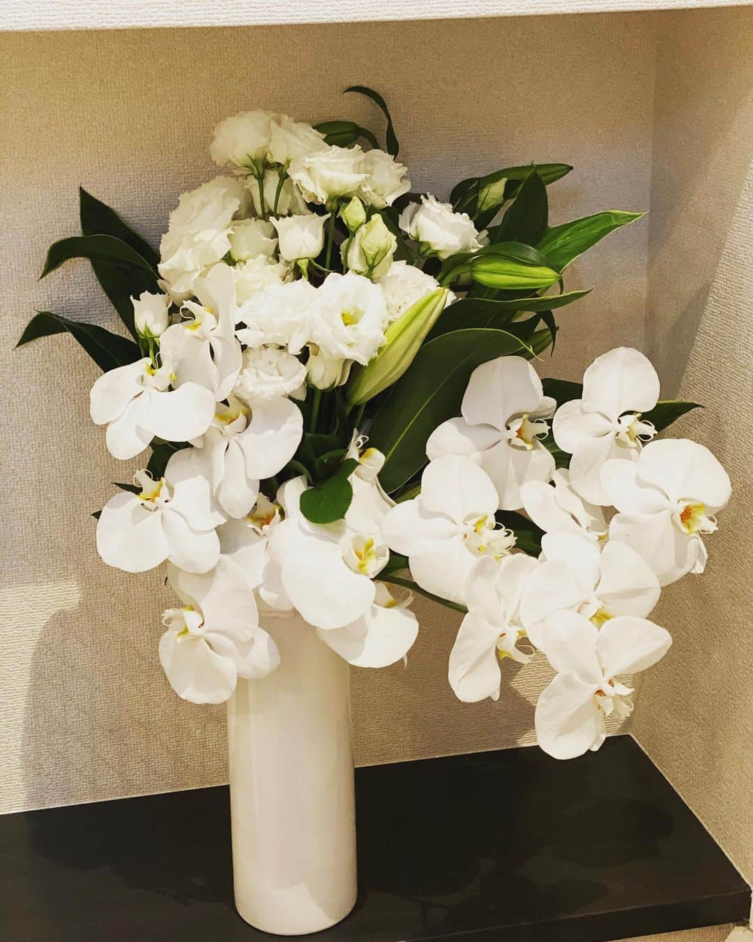 柴田嶺さんのインスタグラム写真 - (柴田嶺Instagram)「今週のアレンジはかなり気に入ってるからポスト😚✨ #flowers#orchid#white#花#胡蝶蘭#白#花のある暮らし」7月8日 1時51分 - ryo_shibata_skate