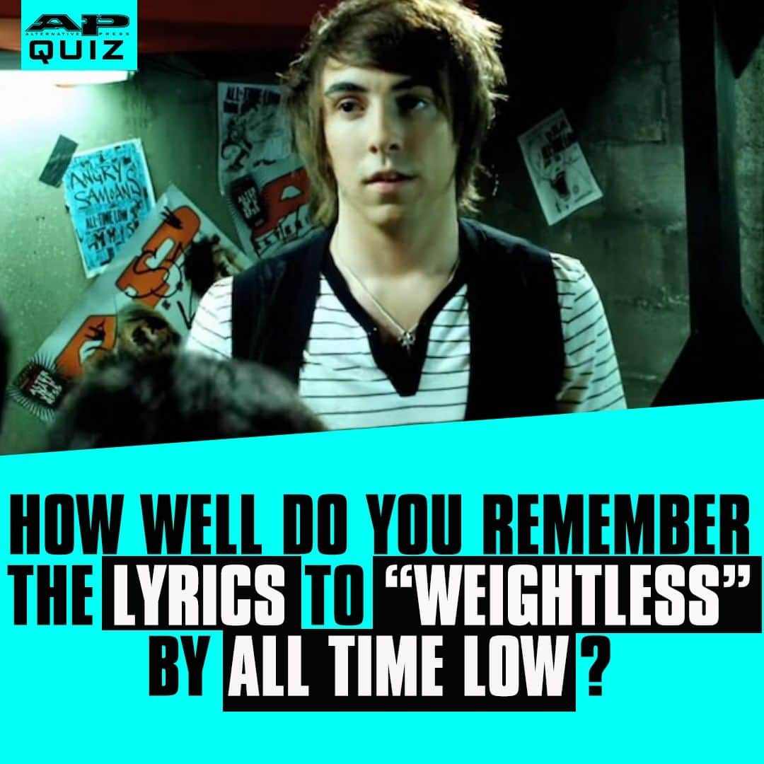 Alternative Pressさんのインスタグラム写真 - (Alternative PressInstagram)「QUIZ: Only a true Hustler can remember all of the lyrics to this @alltimelow classic 11 years later—Nothing Personal ⁠ LINK IN BIO⁠ .⁠ .⁠ .⁠ #alltimelow #atl #weightless #nothingpersonal #albumanniversary #alternativepress #altpress」7月8日 3時01分 - altpress