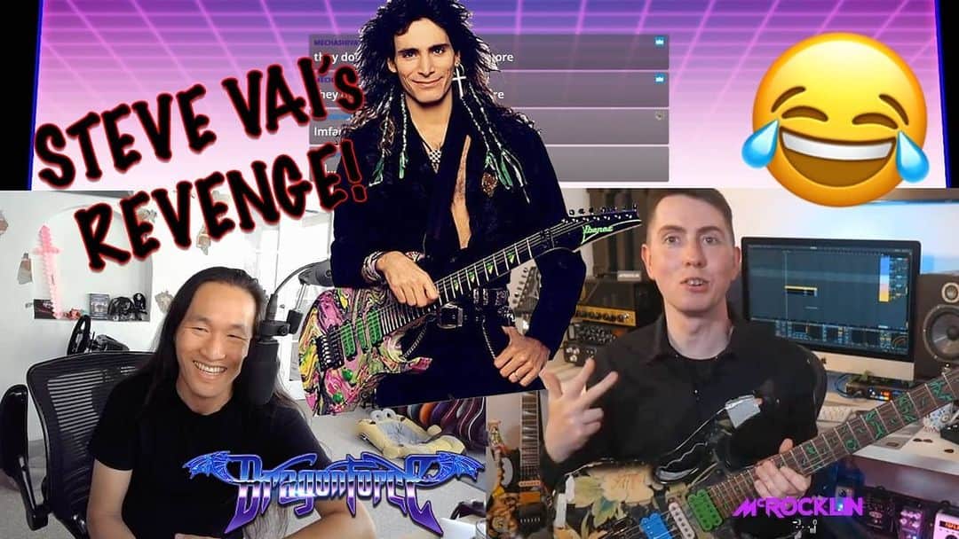 ハーマン・リさんのインスタグラム写真 - (ハーマン・リInstagram)「VIDEO: Shred Talk: How @stevevaihimself destroyed an #Ibanez JEM for Revenge on @mcrocklin 😂😱🤣🎸🤘 Link on bio & stories https://youtu.be/1_cT5jwnhFY . #dragonforce #hermanli #mcrocklin #stevevai #guitar #guitarist #shredtalk #shredguitar #ibanez #ibanezguitars #dimarzio」7月8日 3時57分 - hermanli