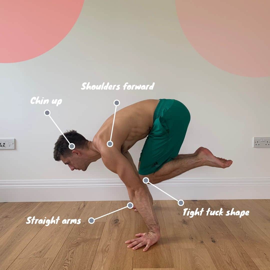 マックス・ウィットロックのインスタグラム：「Tuck planche tips  “A difficult strength skill but a great one to practice at home. Try a small bunny jump to this position and see if you can hold 👍 #MWG “ - @maxwhitlockgymnastics」