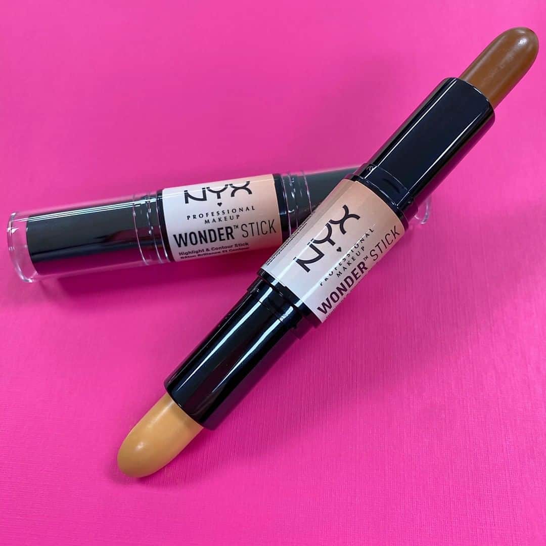 NYX Cosmeticsさんのインスタグラム写真 - (NYX CosmeticsInstagram)「The ultimate duo 👯‍♀️💖 Our Wonder Stick is part cream highlighter & part cream contour that makes brightening & snatching a cinch! 🙌✨ We love the blendable #veganformula & easy to use twist-up applicator 😍  #nyxcosmetics #nyxprofessionalmakeup #crueltyfreebeauty」7月8日 5時00分 - nyxcosmetics