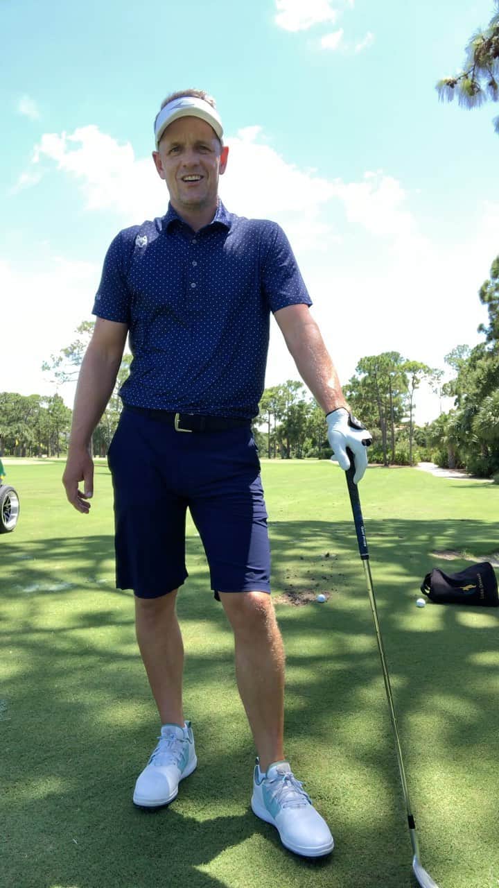 ルーク・ドナルドのインスタグラム：「He’s an LD Tip on how to practice better and more efficiently that I recorded a while back. Make practice tough, more engaging and more realistic so you can start to simulate what golf is like on the course. I hope this helps #LDTips #practice #staysafe #stayhealthy」