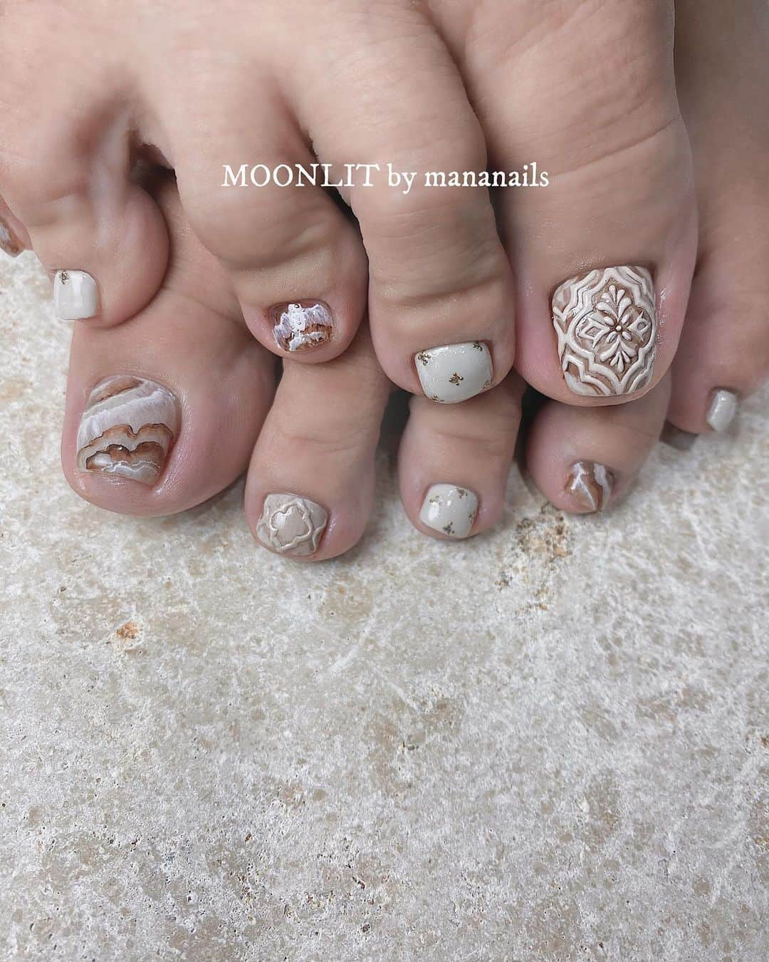 mananailsさんのインスタグラム写真 - (mananailsInstagram)「🪐🧉🕯🔖 ㅤ ☾120min design」7月8日 8時41分 - mananails