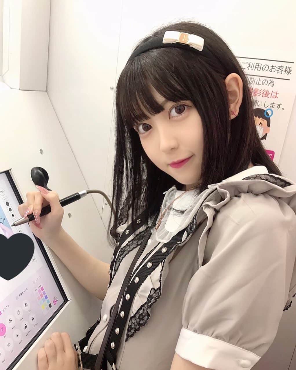 大芝りんかのインスタグラム：「🎶#プリクラ #ぷりんと倶楽部 #隠しきれないヲタク #量産型」