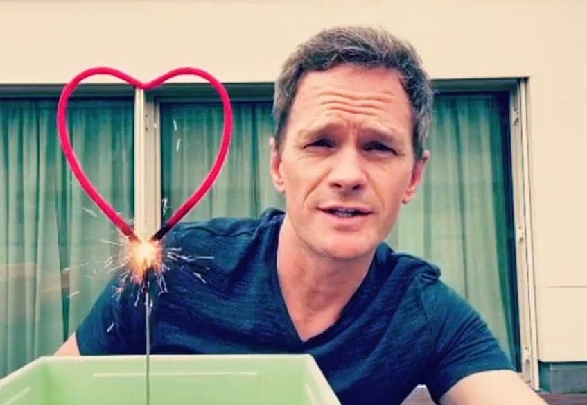 ニール・パトリック・ハリスのインスタグラム：「❤🎆 #neilpatrickharris #nph #tagsforlikes #actor #lovehim #handsome #myedit #awesome #legendary @nph 🙂」