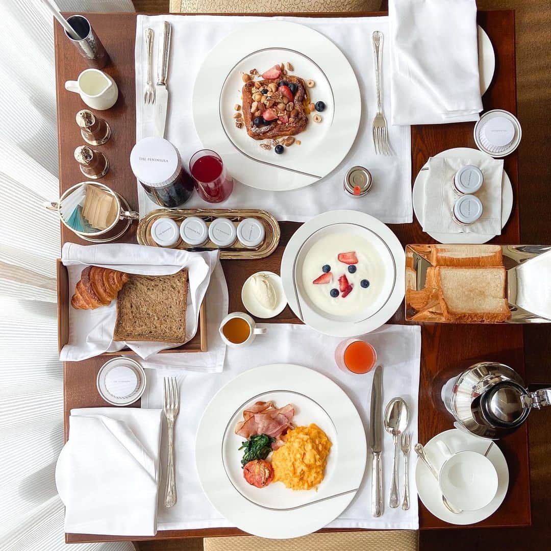 原田佳代子（ミス國學院No.3）さんのインスタグラム写真 - (原田佳代子（ミス國學院No.3）Instagram)「morning☼  #breakfastbuffet #thepeninsula #朝食ビュッフェ #buffet」7月8日 12時02分 - h.kacon