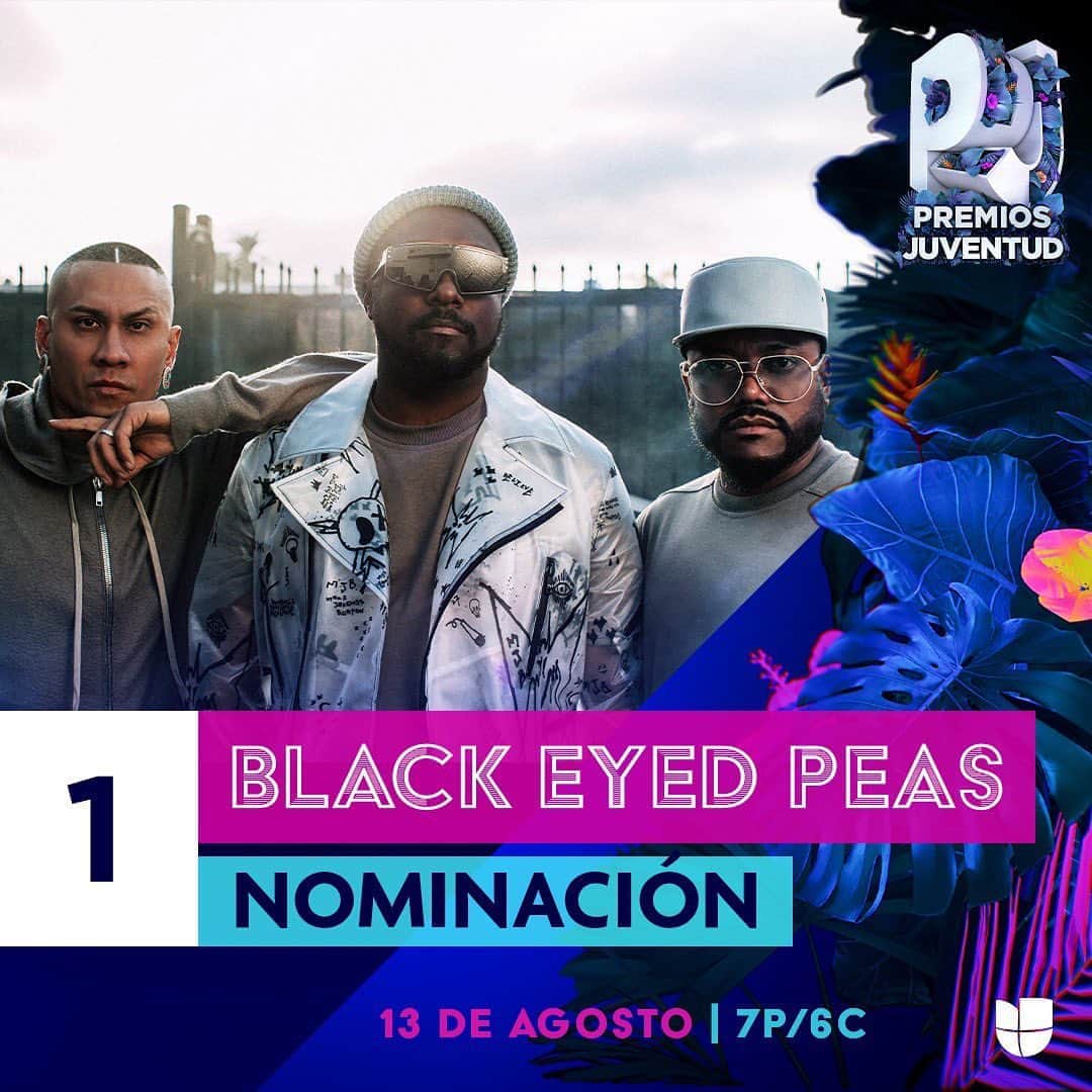 ウィル・アイ・アムのインスタグラム：「I’m so grateful and thankful...@premiosjuventud thank you for acknowledging our passion and love for the beautiful world of latin music...」