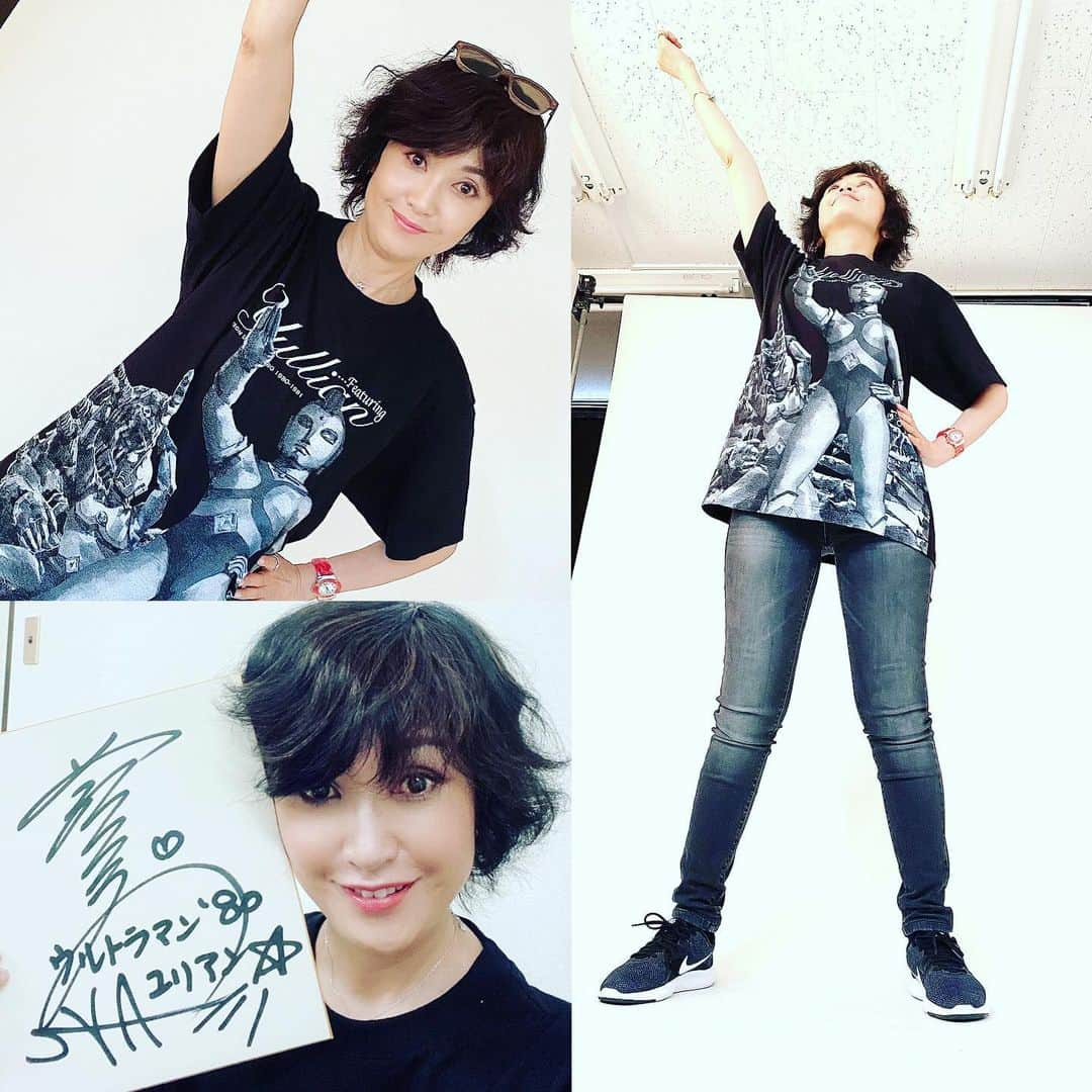 萩原佐代子さんのインスタグラム写真 - (萩原佐代子Instagram)「☆ウルトラマン80ユリアンTシャツ近日予約発売決定！☆  《プレミアムバンダイ》さんから大人気〈菅原芳人計画Tシャツシリーズ〉に♡ユリアンTシャツ♡が加わります。近日発売！！ #プレミアムバンダイ #菅原芳人 #菅原芳人計画  #ウルトラマン80ユリアン #萩原佐代子  https://p-bandai.jp/fashion/b0014/」7月8日 13時12分 - hagiwarasayoko