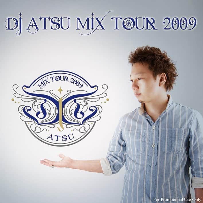DJ ATSUのインスタグラム：「約12年前...﻿ 2008年から2009年にかけて開催(全15箇所、全28公演)された「DJ ATSU JAPAN TOUR」の為に制作されたMIX!!﻿ ﻿ こちらを #Mixcloud にUPしました！﻿ 懐かしい選曲とともに良かったら楽しんでもらえたら嬉しいです!!﻿ あー、アー写も若いですねww﻿ ﻿ ﻿ プロフィールのHOMEPAGEにリンクもありますので、そちらから飛んでもらえたらと思います。」