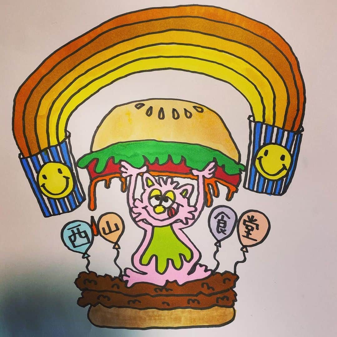 西山茉希さんのインスタグラム写真 - (西山茉希Instagram)「でーけたっ。 集中力ナイス曜日。  #何になるかな🎶 #何になるかな🎶 #西山食堂  ポテトの虹。 食べながら渡りたい。  #🍟😁🍟  完成までわくわくがいてくれる。 うれしーたのしーやっぴー。  #Tシャツのシワは見逃してください #候」7月8日 14時29分 - maki.nshiyama50