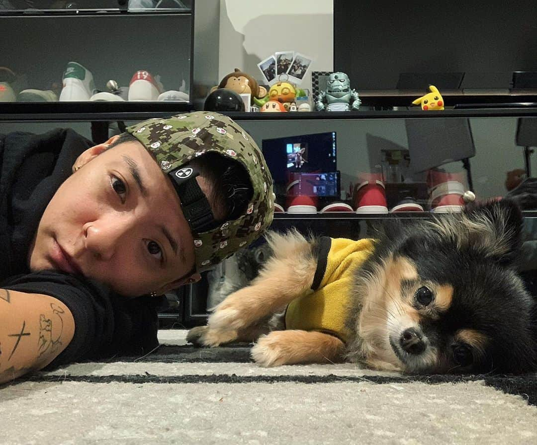 アンバー さんのインスタグラム写真 - (アンバー Instagram)「Happy Birthday Son💜 even though you’re 8, you will forever be a puppy 🐶 @jackjackandtuna」7月8日 15時03分 - amberliu