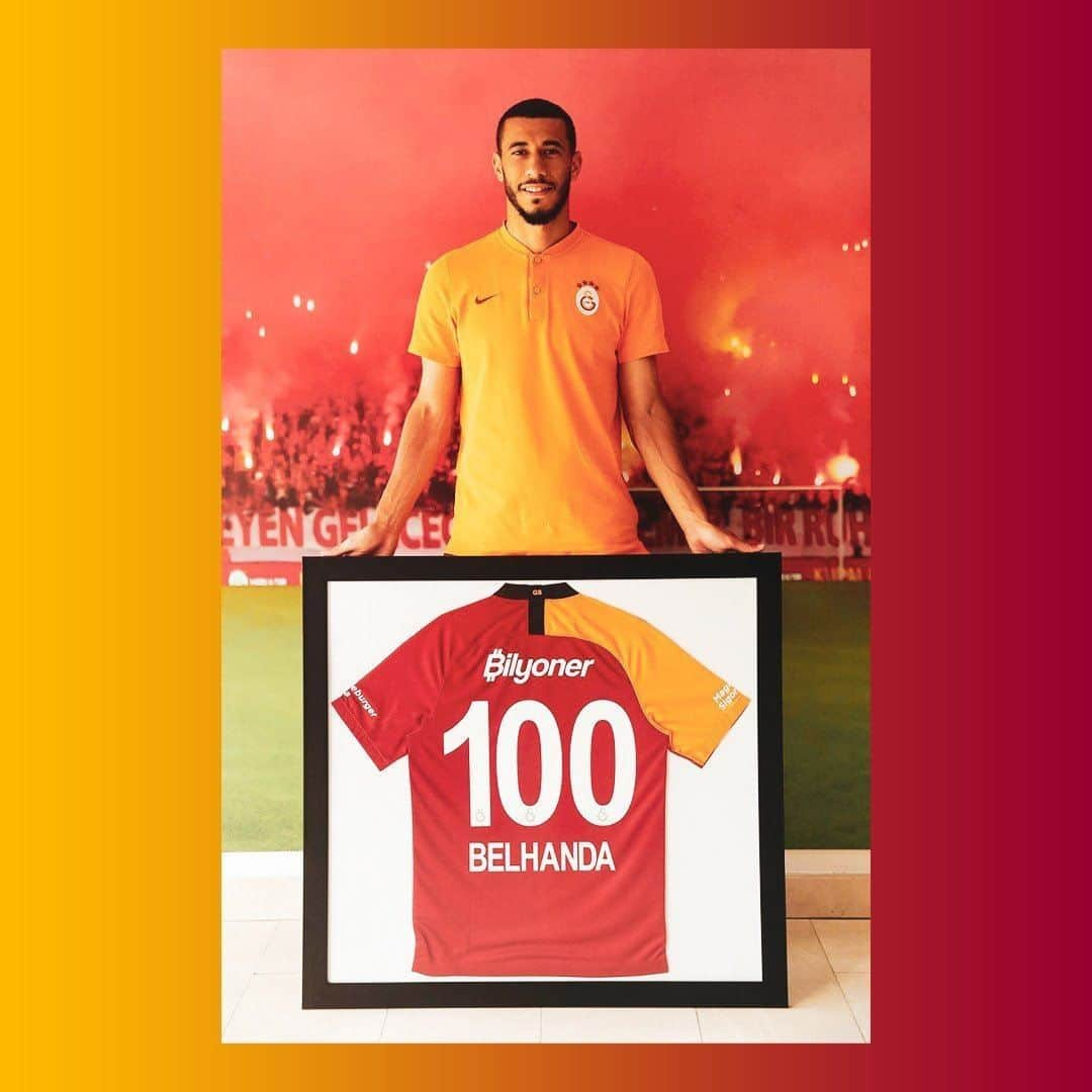 ガラタサライSKさんのインスタグラム写真 - (ガラタサライSKInstagram)「💯 Younes Belhanda, bugün Galatasaray formasıyla 100. resmi maçına çıkacak.」7月9日 2時55分 - galatasaray