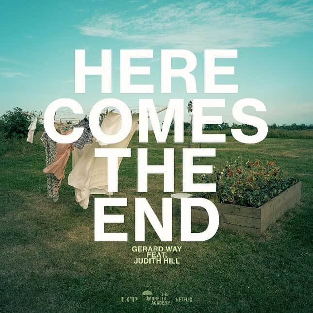 ジェラルド・ウェイのインスタグラム：「The clock is moving⠀ Hands to midnight⠀ Can we get through this?⠀ While the walls come down we all pretend⠀ ⠀ Here comes the end⠀ ⠀ New track “Here Comes The End” ⠀ Gerard Way featuring the amazing Judith Hill⠀ ⠀ Streaming link and visualizer in bio.⠀」