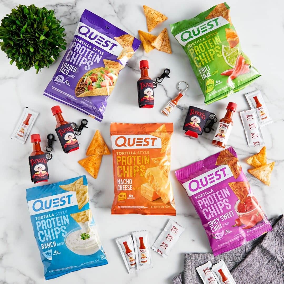 questnutritionさんのインスタグラム写真 - (questnutritionInstagram)「QUEST x @TapatioHotSauce TAG TEAM GIVEAWAY! 🔥 🥳  Who loves hot sauce on their Quest Chips!? We've teamed up with our friends at Tapatio to give TEN (10) winners one box of each flavor (five boxes total) AND a Hot Sauce bundle! 🔥 🎉 • TO ENTER, see the steps below: • 1️⃣. LIKE this post. 2️⃣. FOLLOW @questnutrition & @tapatiohotsauce. (We check 🧐) 3️⃣. TAG A FRIEND you'd share all of this with!👇 (You can tag multiple friends. ONE FRIEND ONLY TAGGED PER COMMENT. The more people you tag = higher chance of winning. So tag as many of those special people away! 🎉) • Winners will be announced on 7/15/20 in the comments. U.S. winners only. Must be 18+ or older to win. Each winner will win one box of Ranch, Nacho Cheese, Loaded Taco, & Chili Lime, Spicy Sweet Chili + a Tapatio Hot Sauce bundle. Contest is not affiliated with Instagram. Good luck! #OnaQuest #QuestNutrition #Tapatio #questchips」7月9日 2時00分 - questnutrition