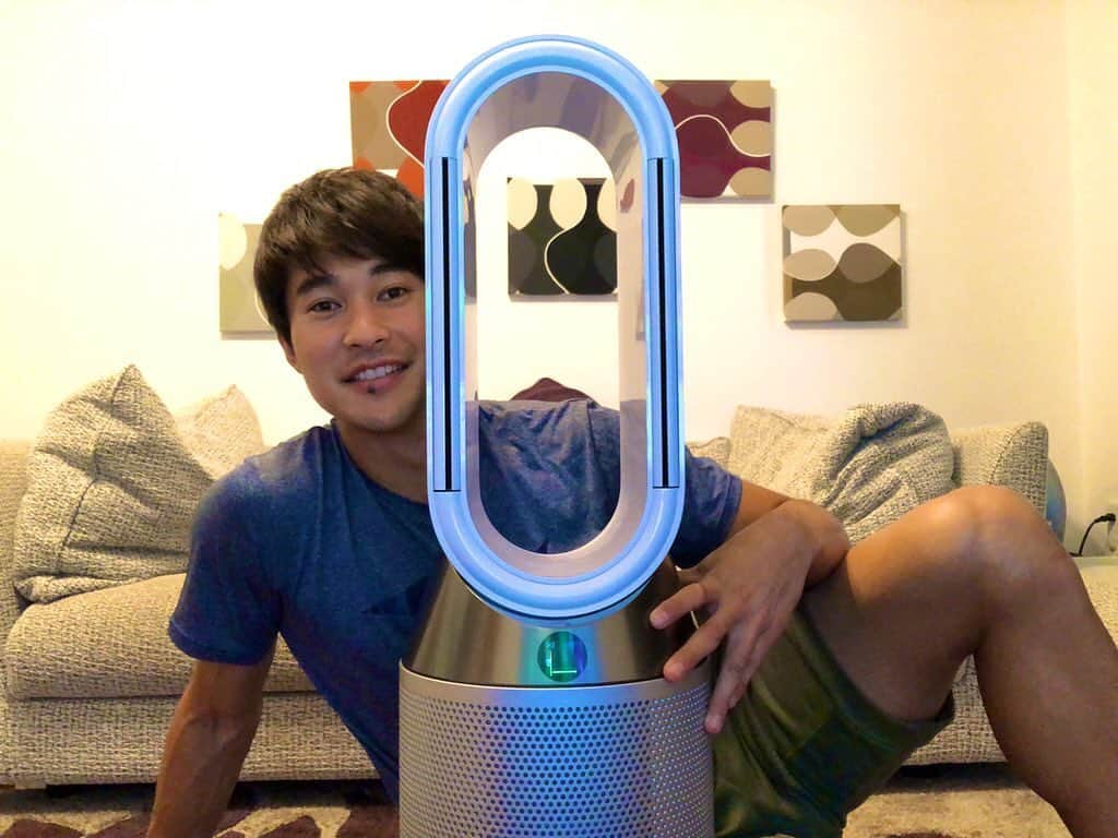 飯塚翔太さんのインスタグラム写真 - (飯塚翔太Instagram)「ダイソンの Dyson Pure Humidify Cool良い感じ！ 最適な湿度と空気を清浄してくれて夜も静かにできます👍 #Dyson #dysonpurehumidifycool  #寝れる」7月8日 18時10分 - shoman0625