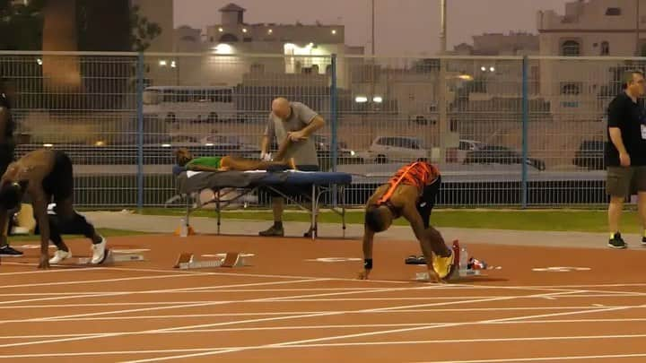 ウォルシュ・ジュリアンのインスタグラム：「何万馬力？  #trackandfield#doha#explosive#power#strength#fitness#workout#run#陸上#フィットネス#ワークアウト#トレーニング」