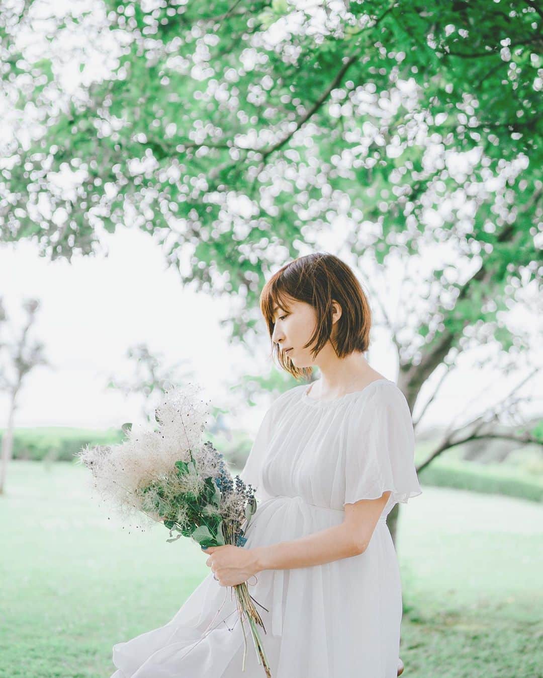 shinichi38のインスタグラム：「﻿ ﻿ become a mother 🌿﻿」