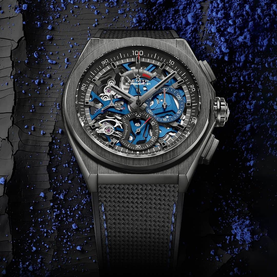 ゼニスのインスタグラム：「#Defy21: The DEFY 21 Black Ceramic Boutique Edition finally makes its debut in the USA! Exclusively available on our newly launched U.S. online boutique.  #Zenith #ZenithWatches #Watches #Watch #Watchesofinstagram #Watchfam #WatchoftheDay #Luxury #WatchAddict #Watchcollector #Horology #DailyWatch #ElPrimero #Chronograph」