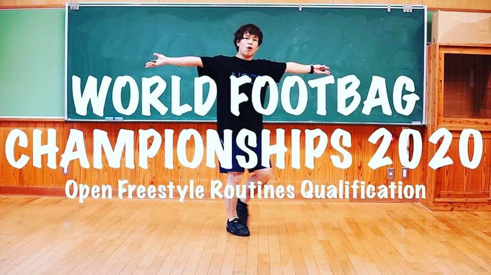 石田太志のインスタグラム：「I’ve got through to the finals at WORLD FOOTBAG CHAMPIONSHIPS 2020 Open Freestyle Routines! ･ #footbag #taishiishida #soccer #follow #worldchampion #performance #performer #instagramer #hackysack #worldchampionships #final」
