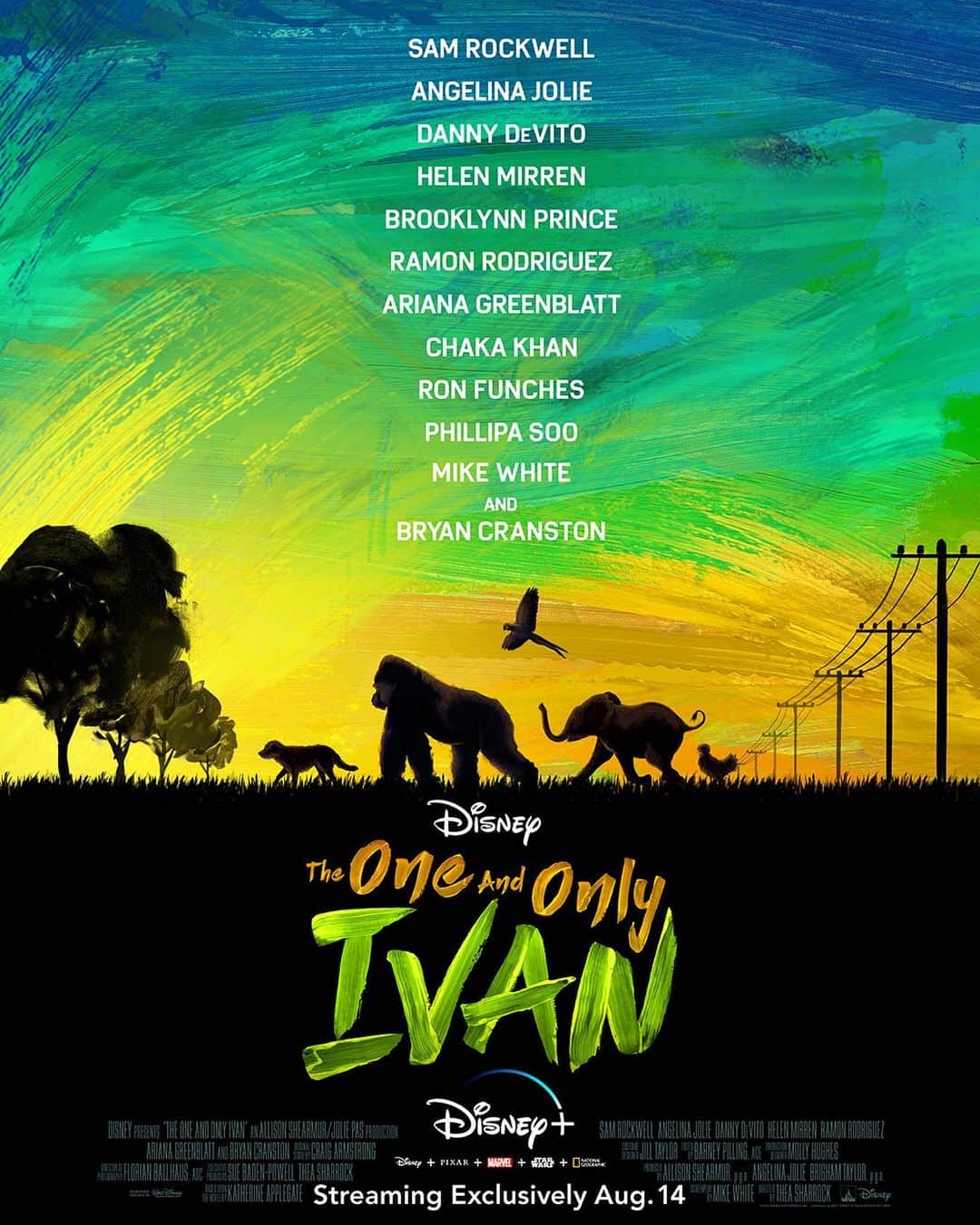 Walt Disney Studiosさんのインスタグラム写真 - (Walt Disney StudiosInstagram)「The One and Only Ivan is streaming exclusively on #DisneyPlus starting August 14. 🐕 🦍 🦜 🐘 🐓」7月8日 21時55分 - disneystudios
